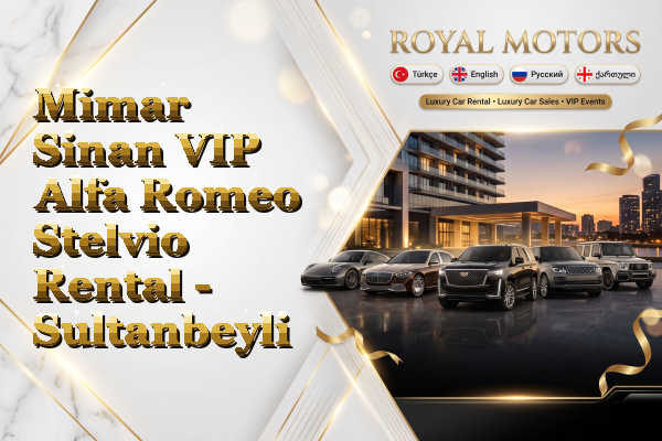 Mimar Sinan VIP Alfa Romeo Stelvio Rental - Sultanbeyli