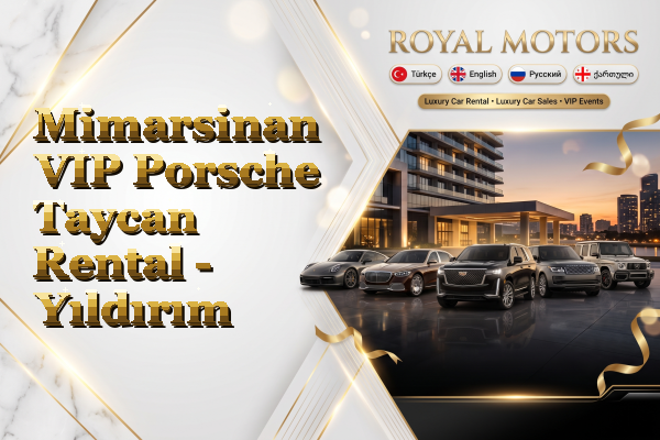 Mimarsinan VIP Porsche Taycan Rental - Yıldırım