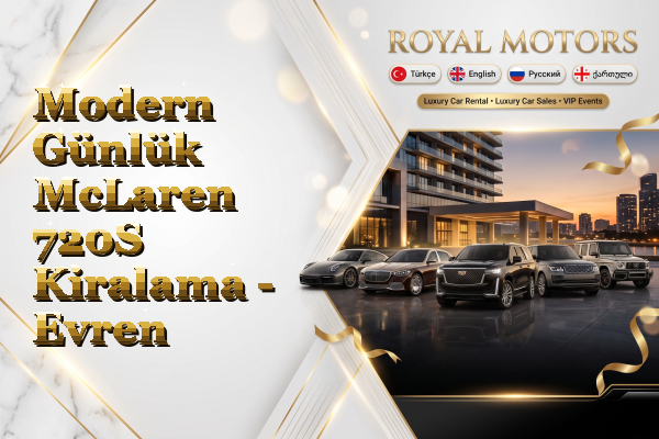 Modern Günlük McLaren 720S Kiralama - Evren