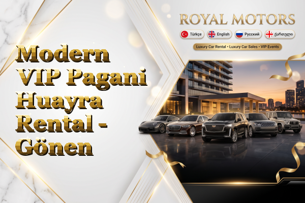 Modern VIP Pagani Huayra Rental - Gönen