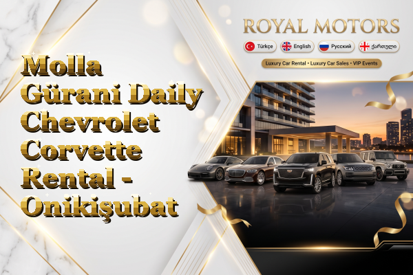 Molla Gürani Daily Chevrolet Corvette Rental - Onikişubat