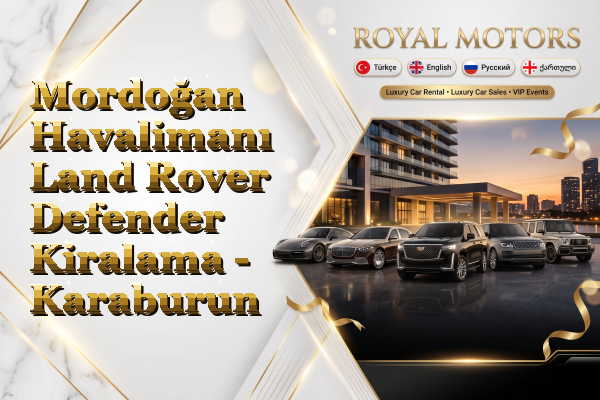 Mordoğan Havalimanı Land Rover Defender Kiralama - Karaburun