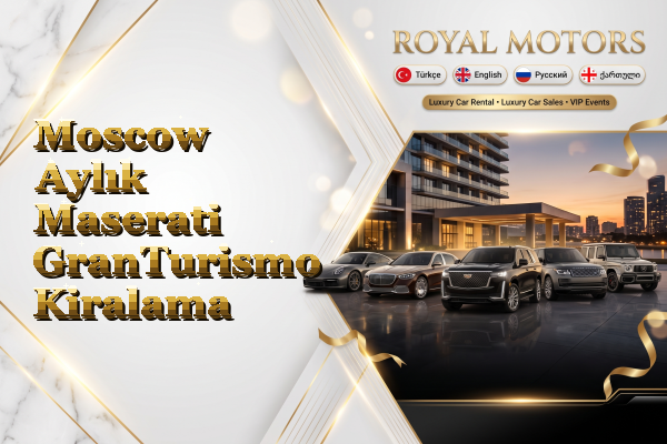 Moscow Aylık Maserati GranTurismo Kiralama