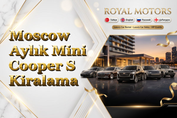 Moscow Aylık Mini Cooper S Kiralama