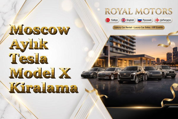 Moscow Aylık Tesla Model X Kiralama