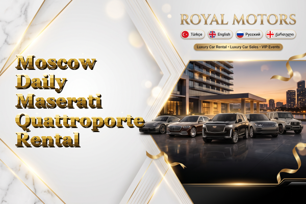 Moscow Daily Maserati Quattroporte Rental