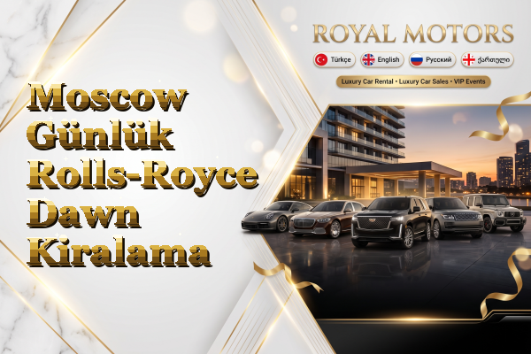 Moscow Günlük Rolls-Royce Dawn Kiralama