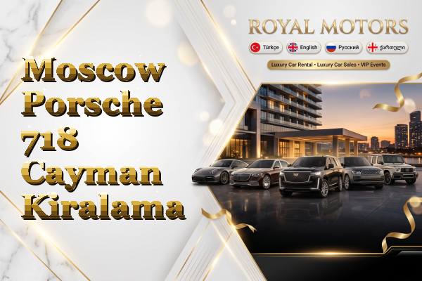 Moscow Porsche 718 Cayman Kiralama
