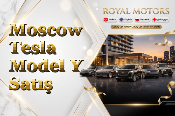 Moscow Tesla Model Y Satış
