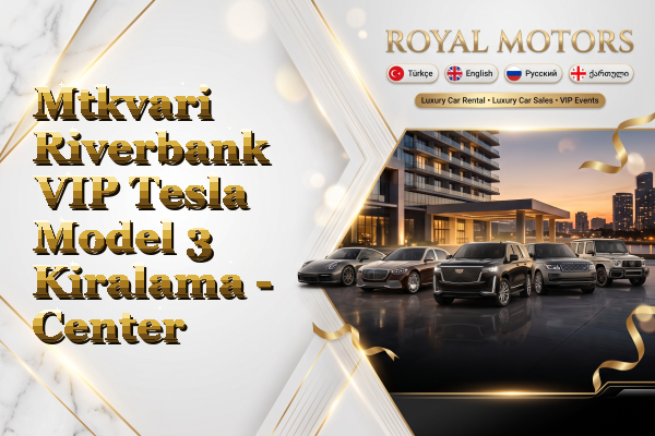 Mtkvari Riverbank VIP Tesla Model 3 Kiralama - Center