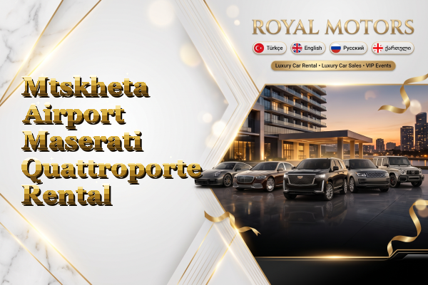 Mtskheta Airport Maserati Quattroporte Rental