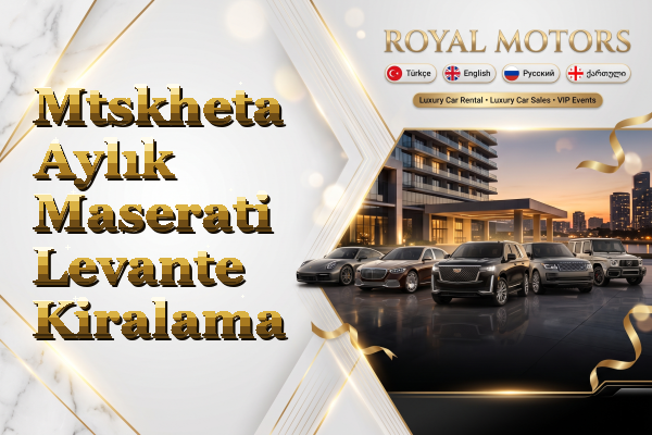 Mtskheta Aylık Maserati Levante Kiralama