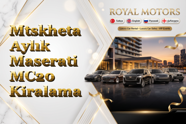 Mtskheta Aylık Maserati MC20 Kiralama