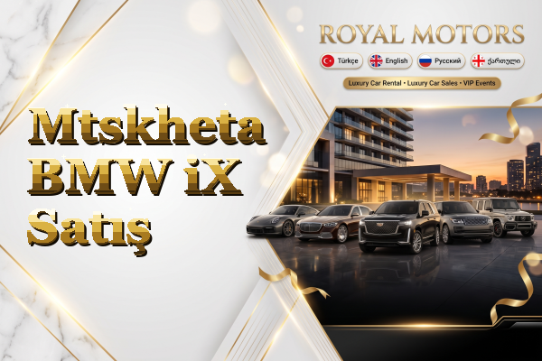 Mtskheta BMW iX Satış
