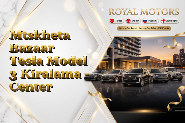 Mtskheta Bazaar Tesla Model 3 Kiralama - Center
