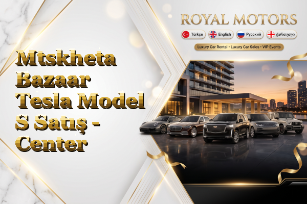 Mtskheta Bazaar Tesla Model S Satış - Center
