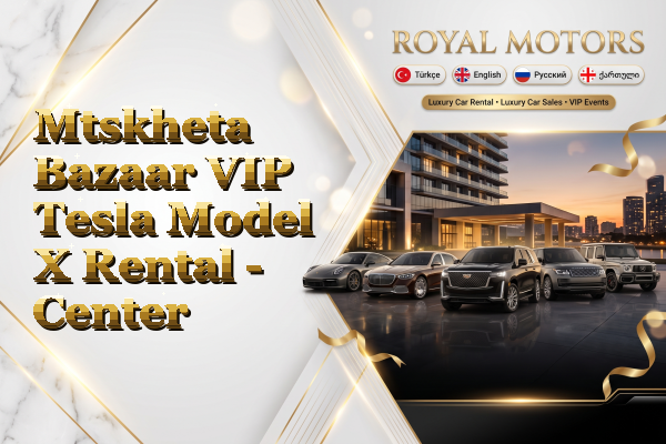 Mtskheta Bazaar VIP Tesla Model X Rental - Center
