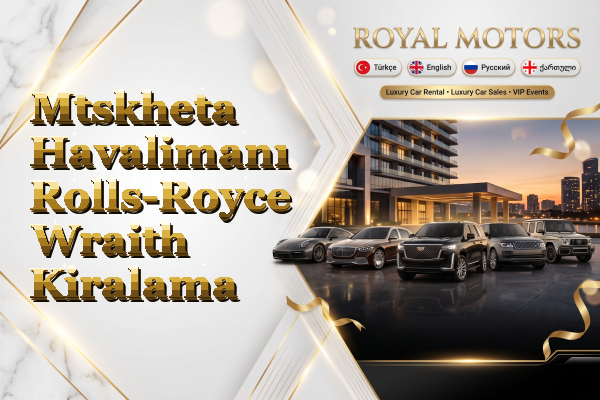 Mtskheta Havalimanı Rolls-Royce Wraith Kiralama