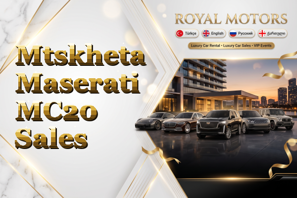 Mtskheta Maserati MC20 Sales