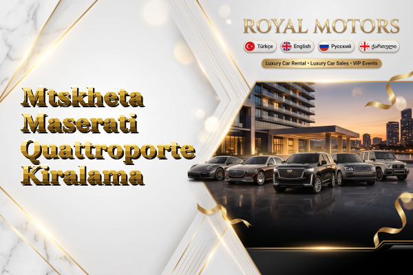 Mtskheta Maserati Quattroporte Kiralama