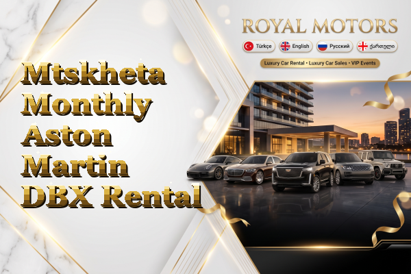 Mtskheta Monthly Aston Martin DBX Rental