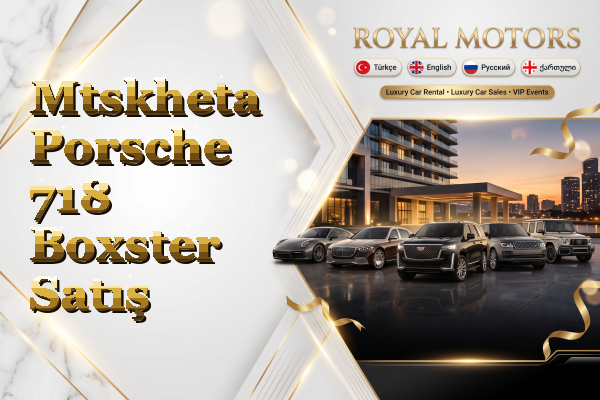 Mtskheta Porsche 718 Boxster Satış