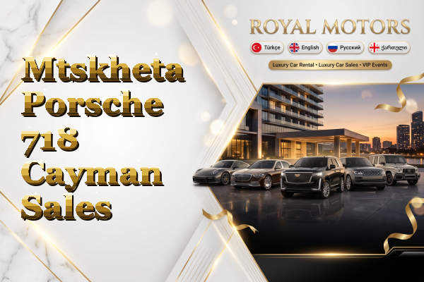 Mtskheta Porsche 718 Cayman Sales