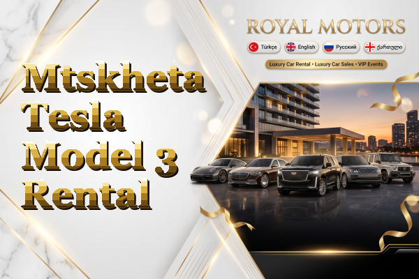 Mtskheta Tesla Model 3 Rental