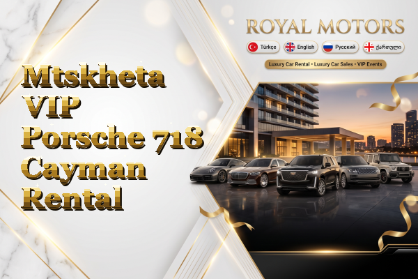 Mtskheta VIP Porsche 718 Cayman Rental
