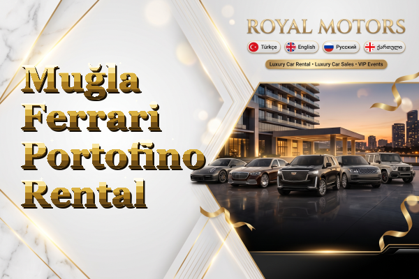 Muğla Ferrari Portofino Rental