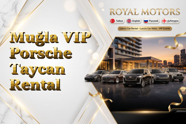 Muğla VIP Porsche Taycan Rental
