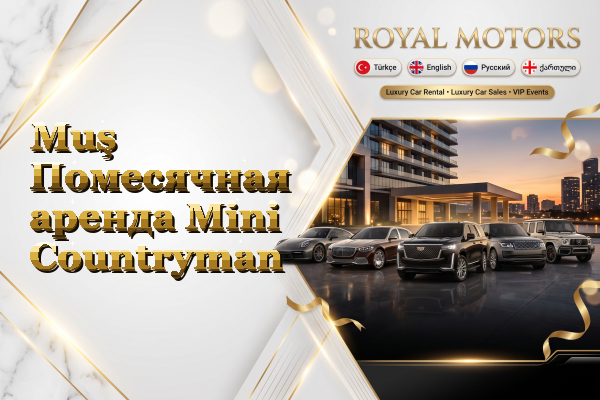Muş Помесячная аренда Mini Countryman