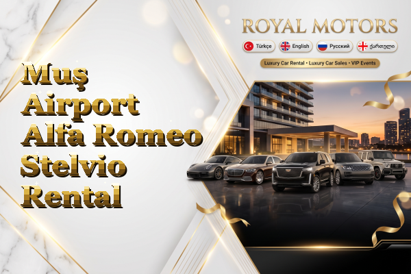 Muş Airport Alfa Romeo Stelvio Rental