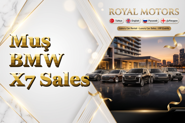 Muş BMW X7 Sales