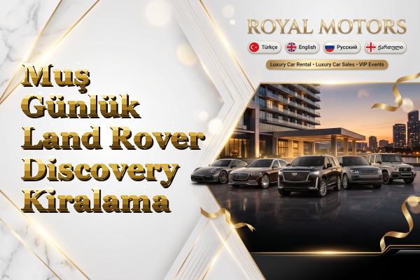Muş Günlük Land Rover Discovery Kiralama