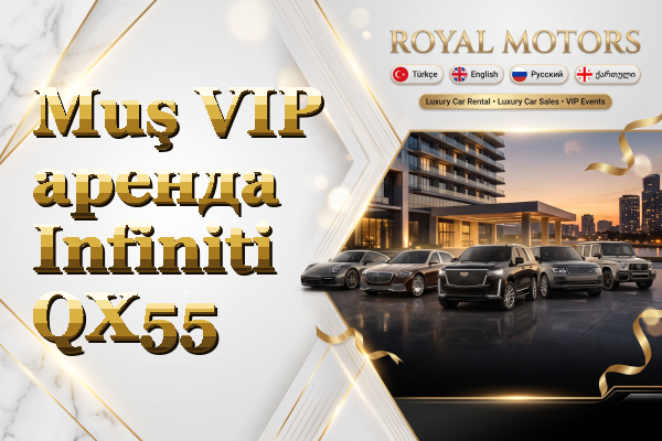 Muş VIP аренда Infiniti QX55