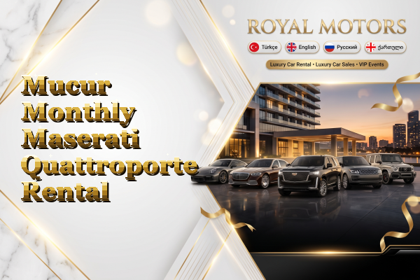 Mucur Monthly Maserati Quattroporte Rental
