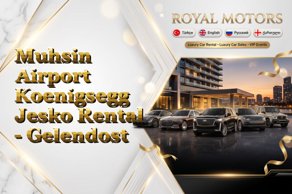 Muhsin Airport Koenigsegg Jesko Rental - Gelendost