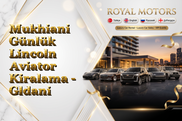 Mukhiani Günlük Lincoln Aviator Kiralama - Gldani