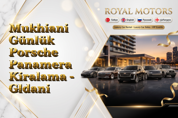 Mukhiani Günlük Porsche Panamera Kiralama - Gldani
