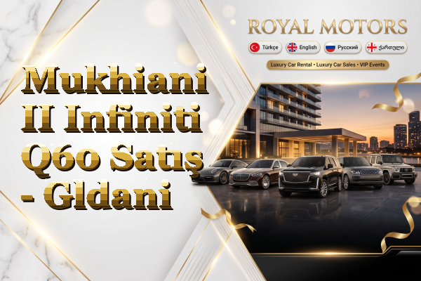 Mukhiani II Infiniti Q60 Satış - Gldani