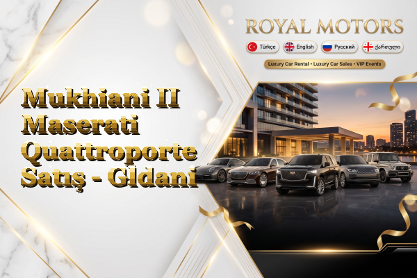Mukhiani II Maserati Quattroporte Satış - Gldani