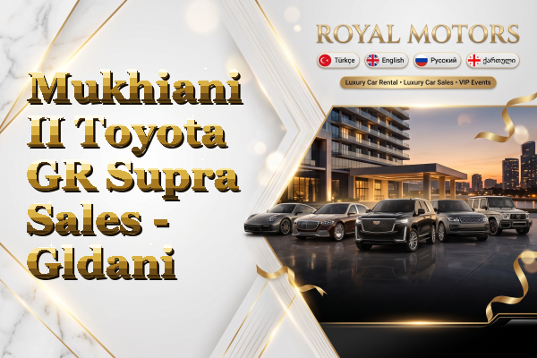 Mukhiani II Toyota GR Supra Sales - Gldani