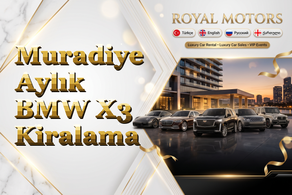 Muradiye Aylık BMW X3 Kiralama