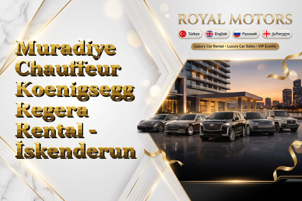 Muradiye Chauffeur Koenigsegg Regera Rental - İskenderun