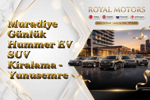 Muradiye Günlük Hummer EV SUV Kiralama - Yunusemre