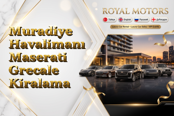Muradiye Havalimanı Maserati Grecale Kiralama