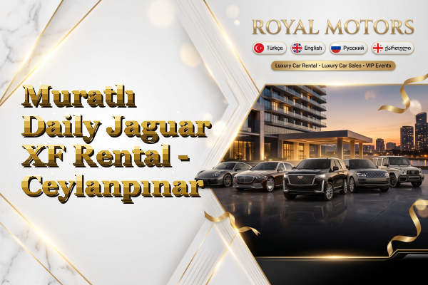 Muratlı Daily Jaguar XF Rental - Ceylanpınar