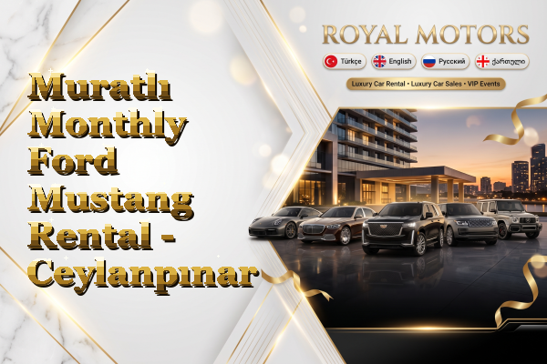 Muratlı Monthly Ford Mustang Rental - Ceylanpınar