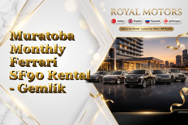 Muratoba Monthly Ferrari SF90 Rental - Gemlik